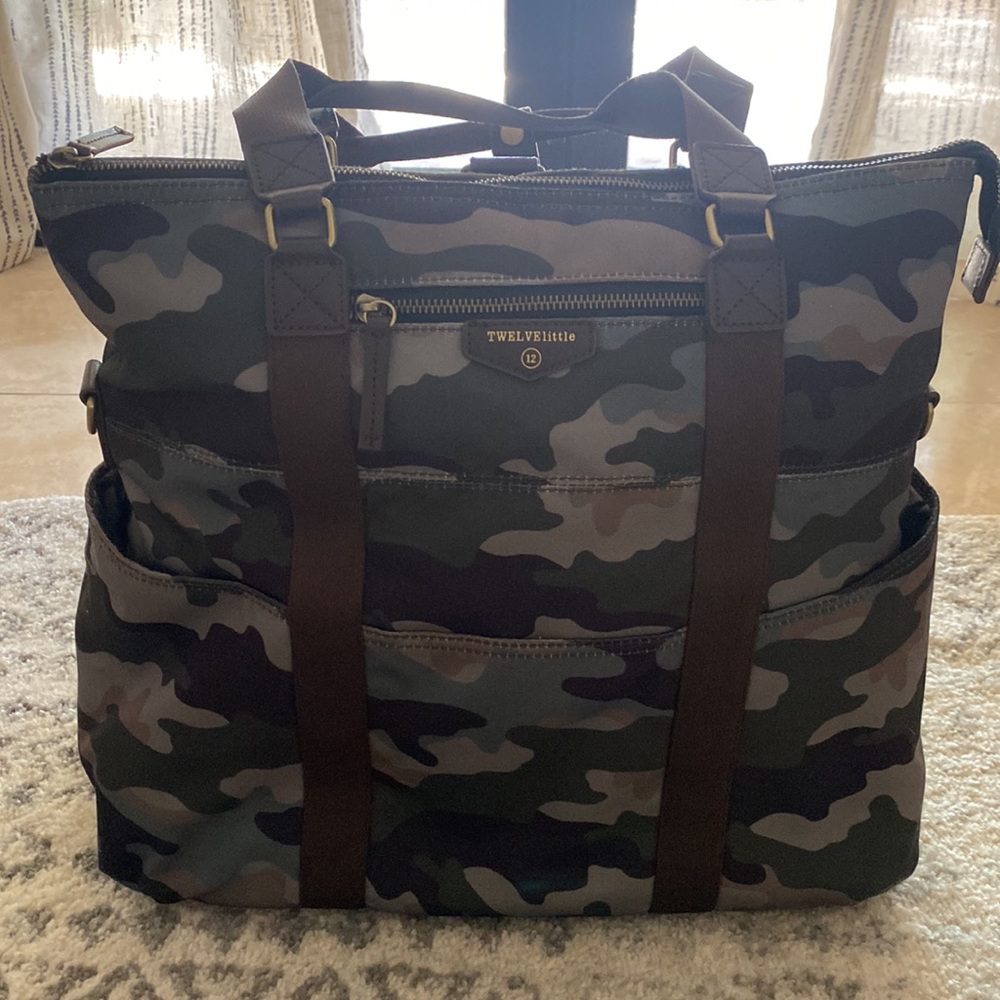 Twelvelittle Camo Diaper Bag